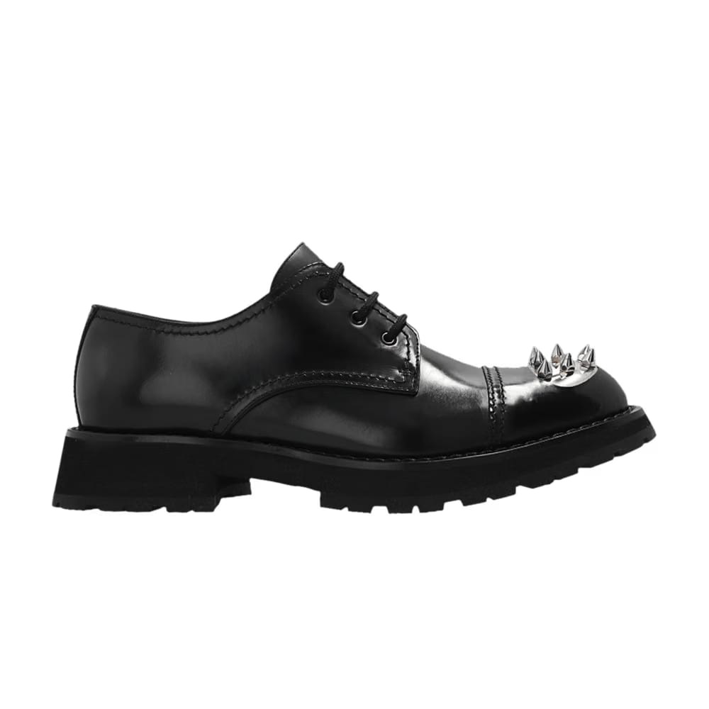 Alexander McQueen Punk Stud Derby Black