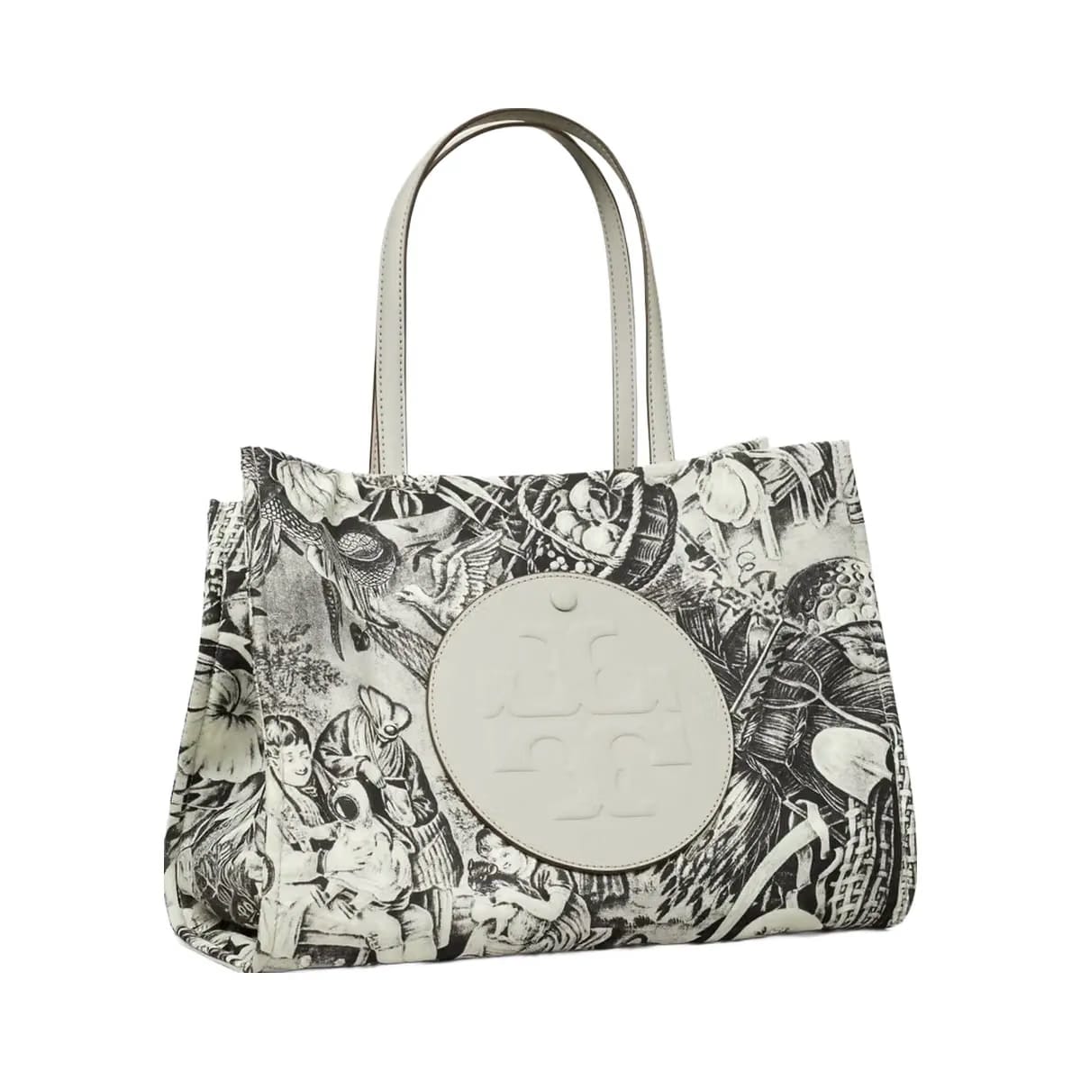 Tory Burch Small Ella Printed Tote Alien Print