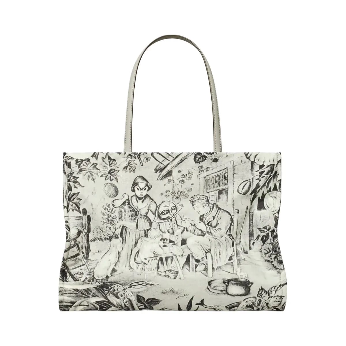 Tory Burch Small Ella Printed Tote Alien Print