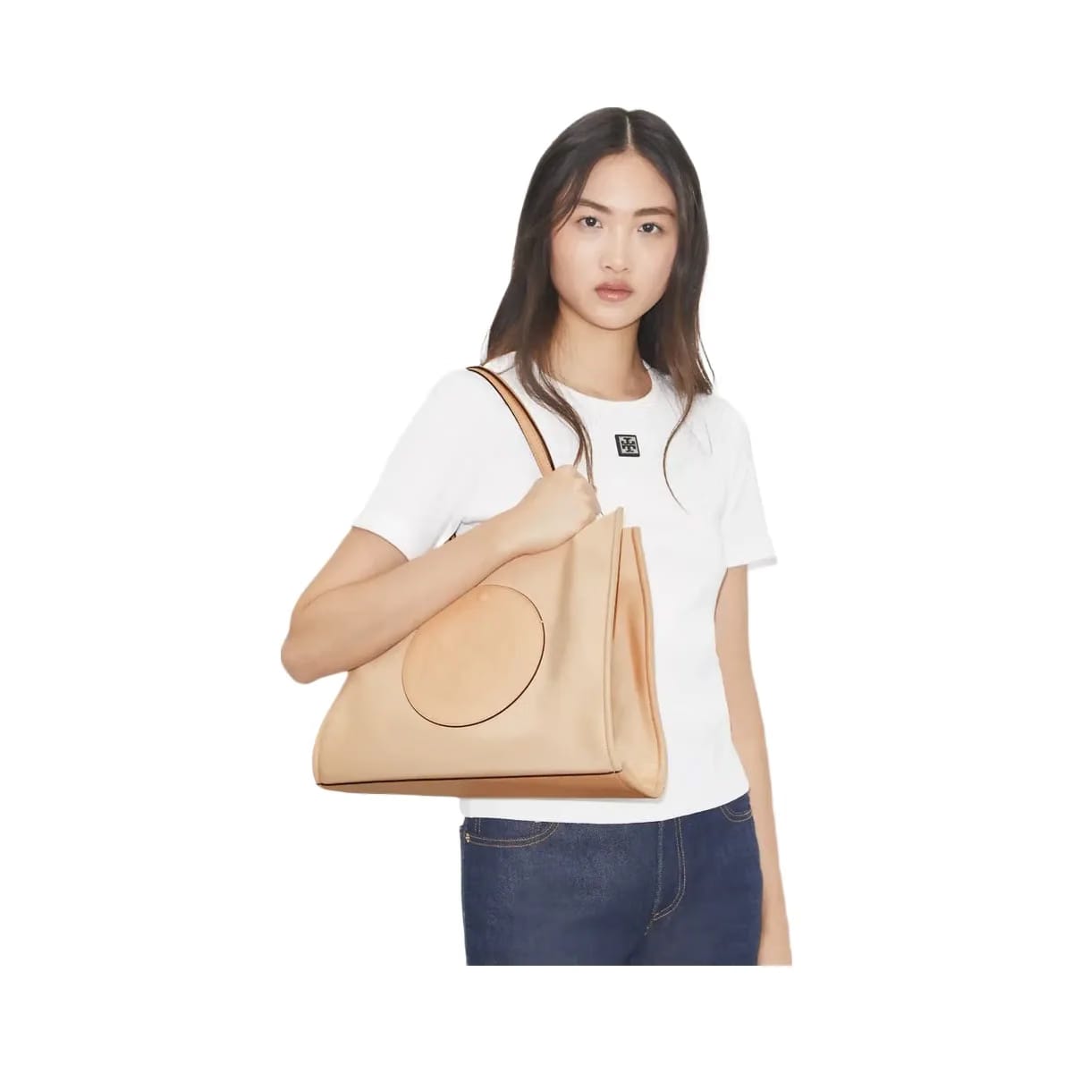 Tory Burch Small Ella Tote Rose Silk