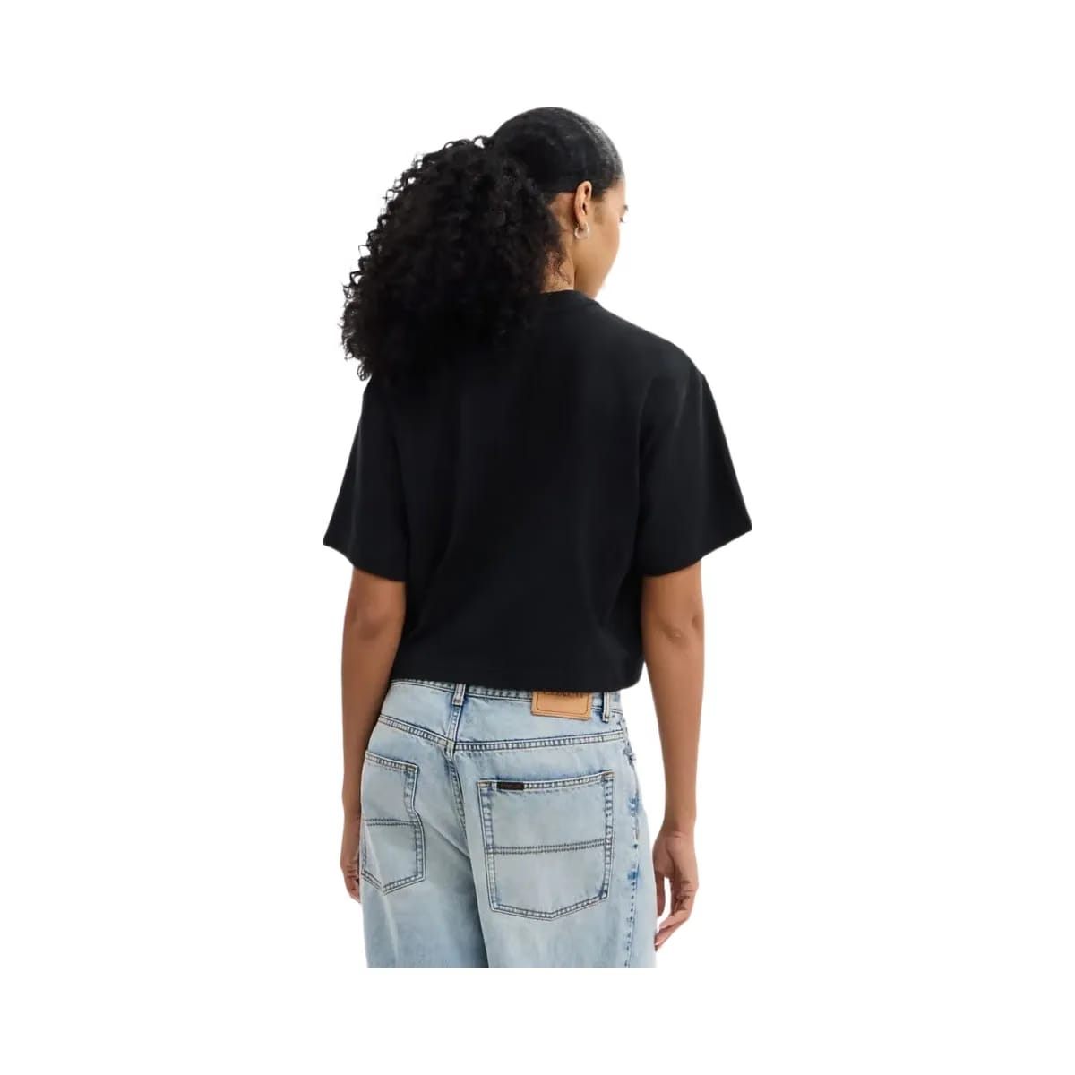 Coach Butterfly Cropped T-Shirt Black