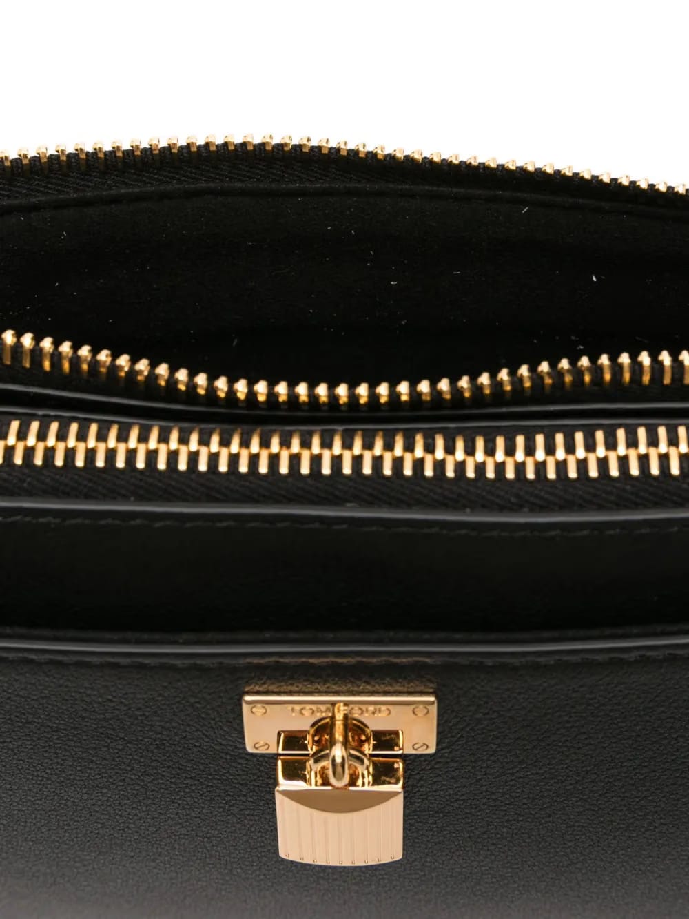 mini Padlock leather cross body bag