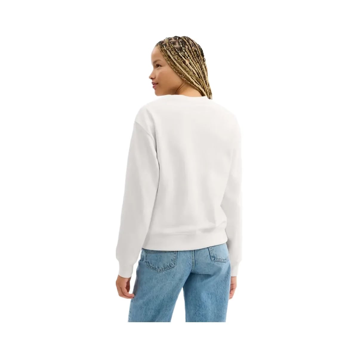 Coach Signature Square Crewneck Sweater White