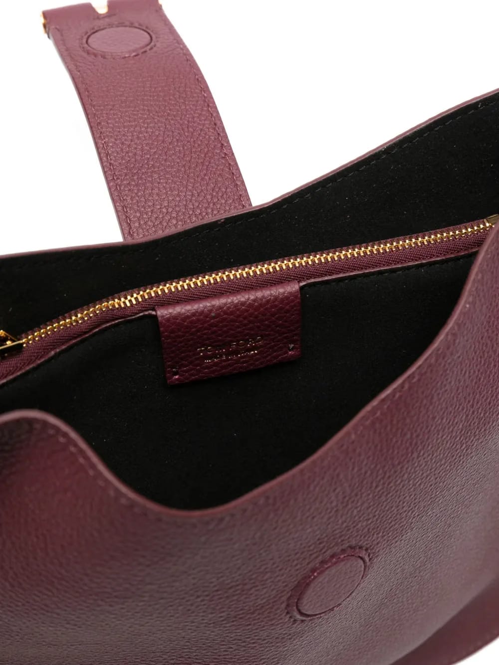small leather T-bar shoulder bag