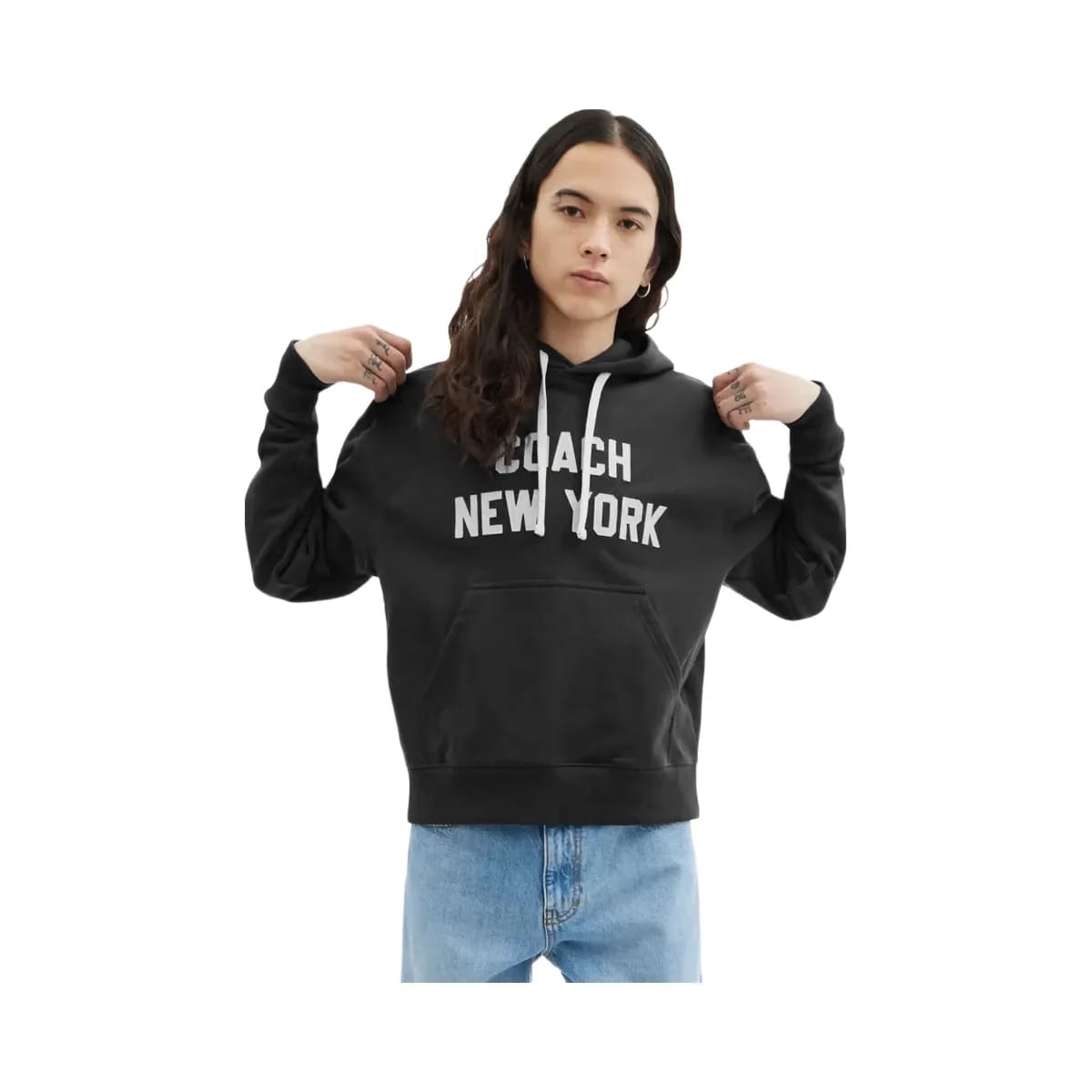 Coach Hoodie Sweatshirt Black