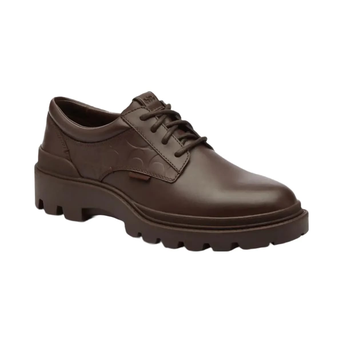 Coach Men's Cameron Derby In Signature Leather Maple