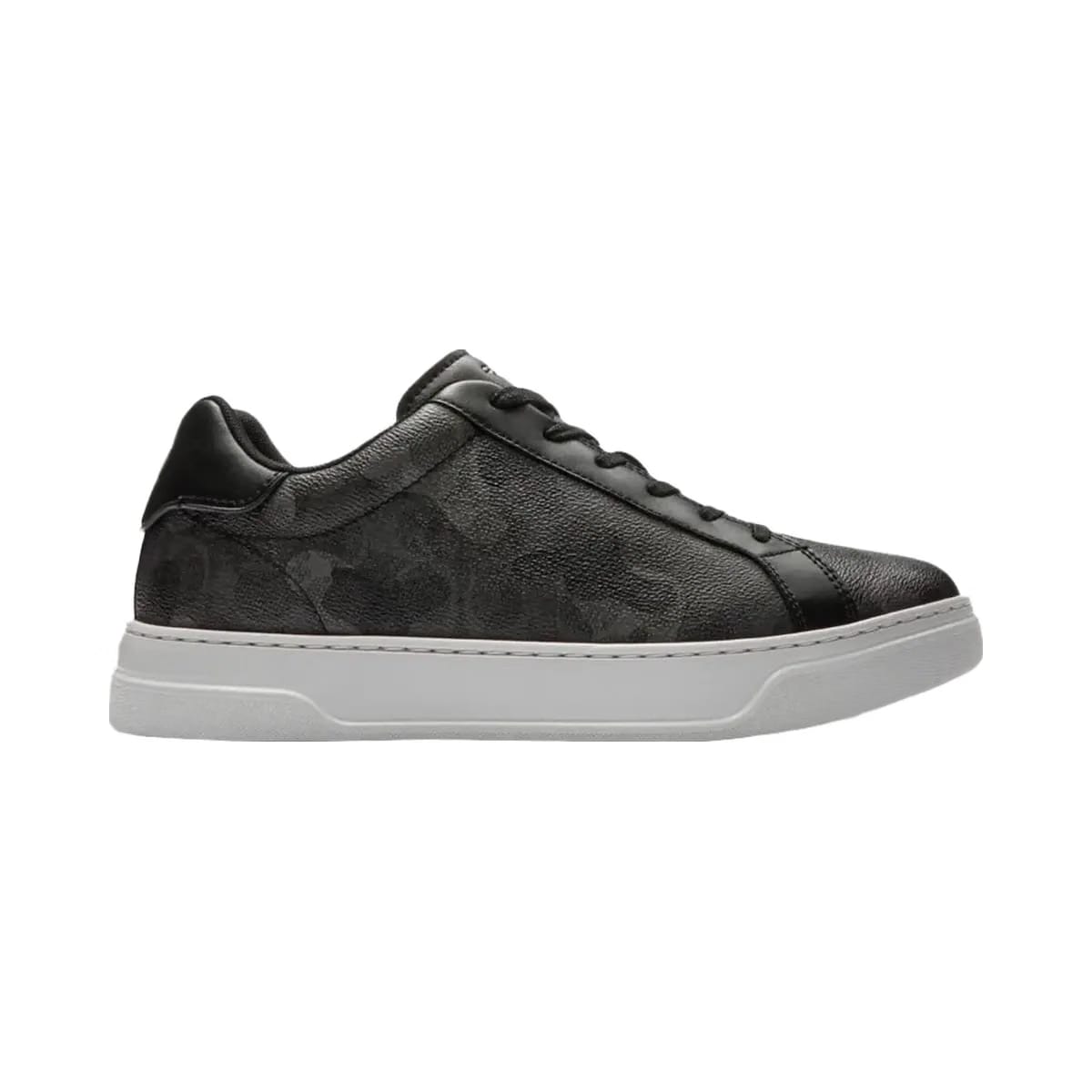 Coach Men's High Line Sneaker In Signature Camo Print Camo Black