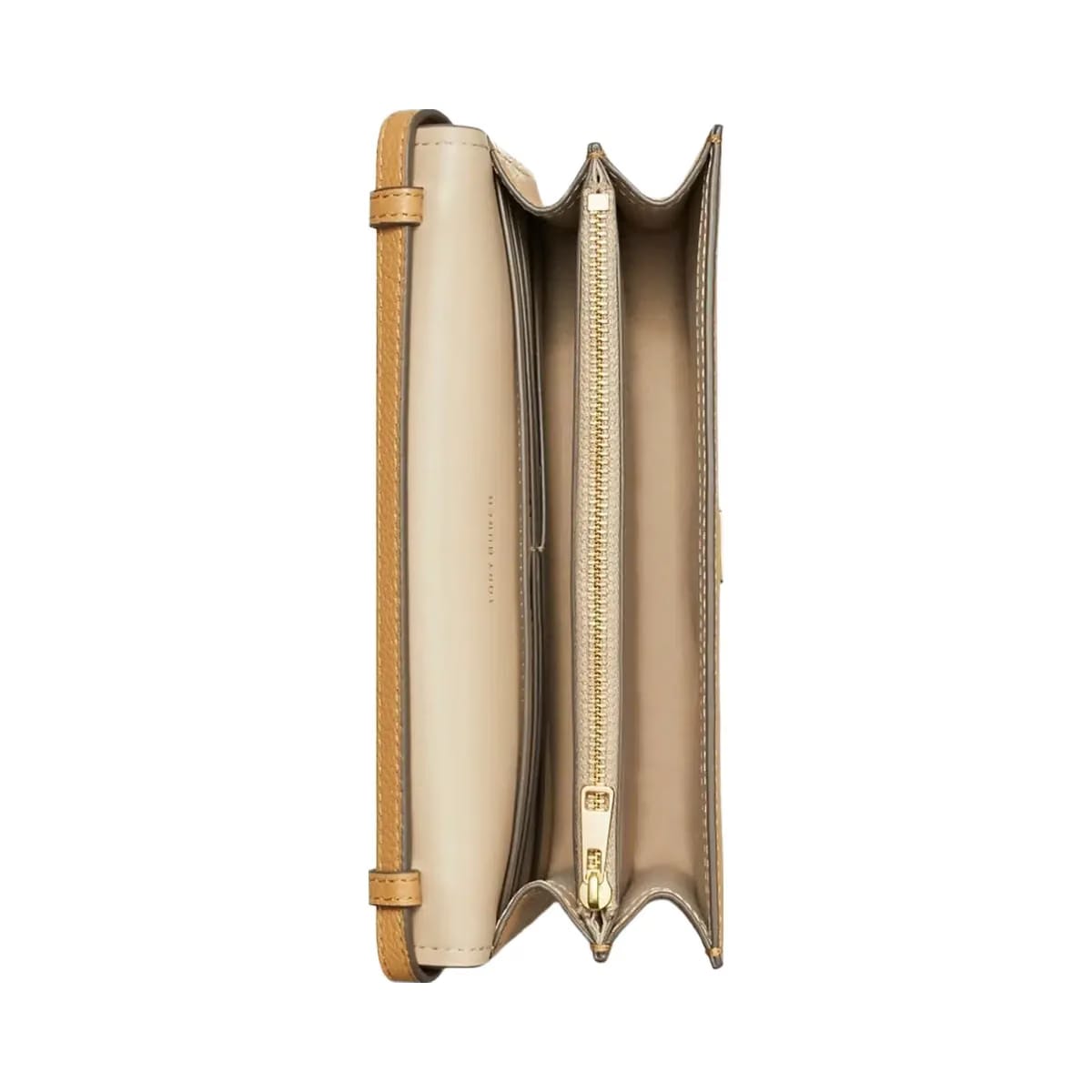 Tory Burch Romy Wallet Crossbody Tiramisu