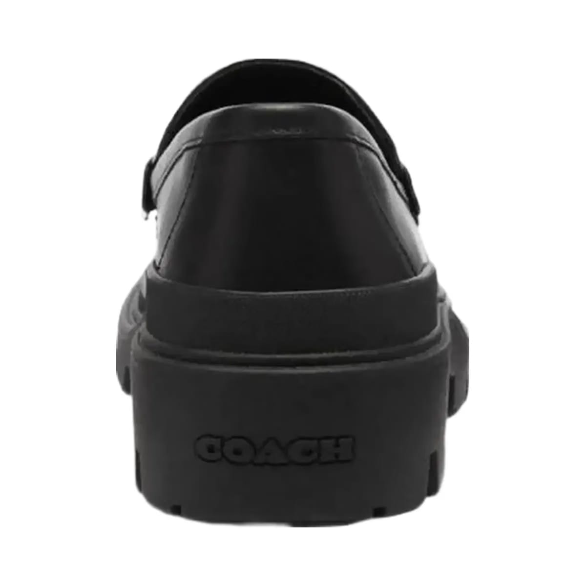 Coach Men's Loafer In Signature Leather Black