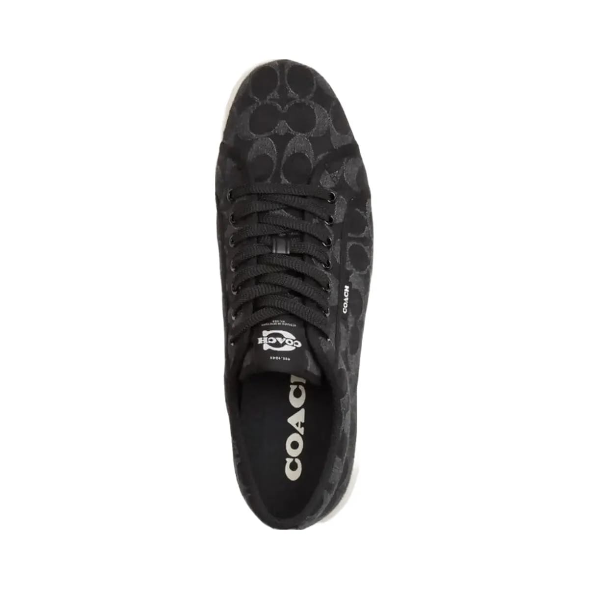 Coach Men's Canvas Sneaker In Signature Denim Black