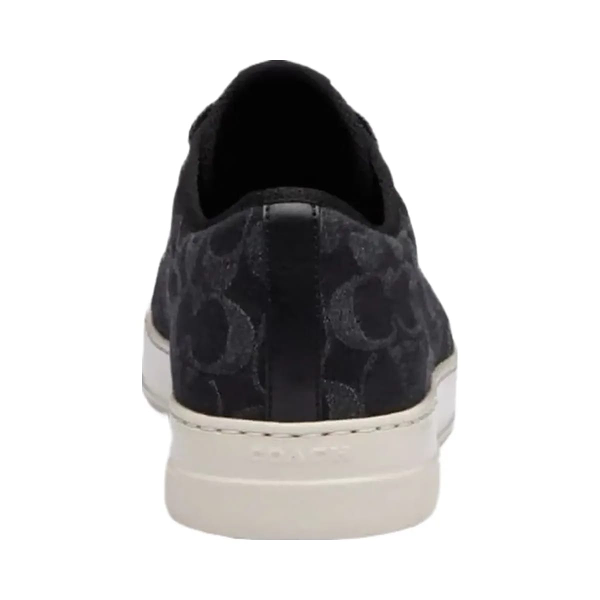 Coach Men's Canvas Sneaker In Signature Denim Black