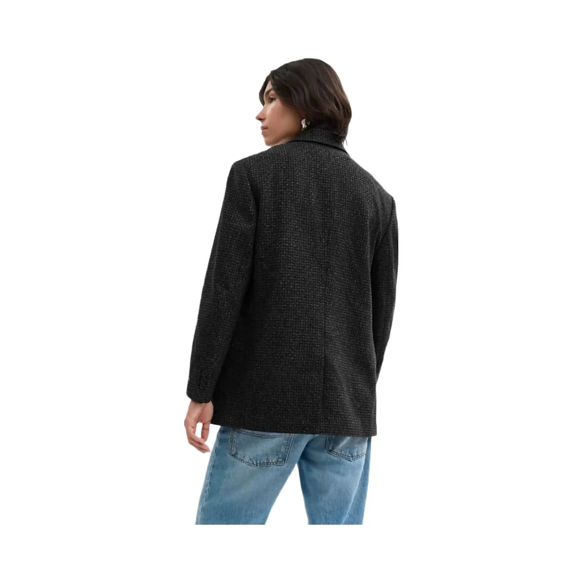 Coach Tailored Wool Jacket Black