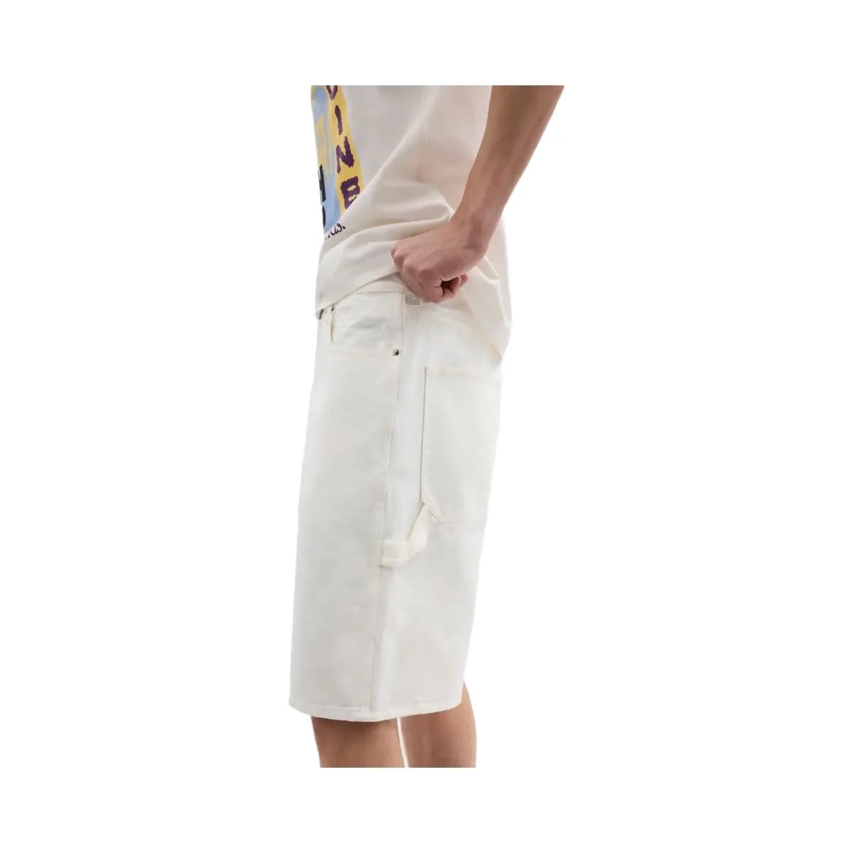 Coach Denim Shorts White