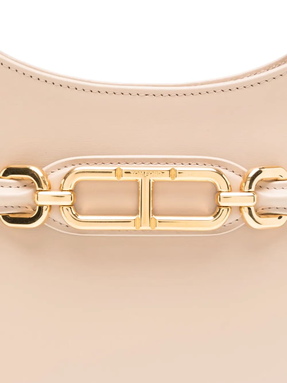 mini palmellato-effect leather bag