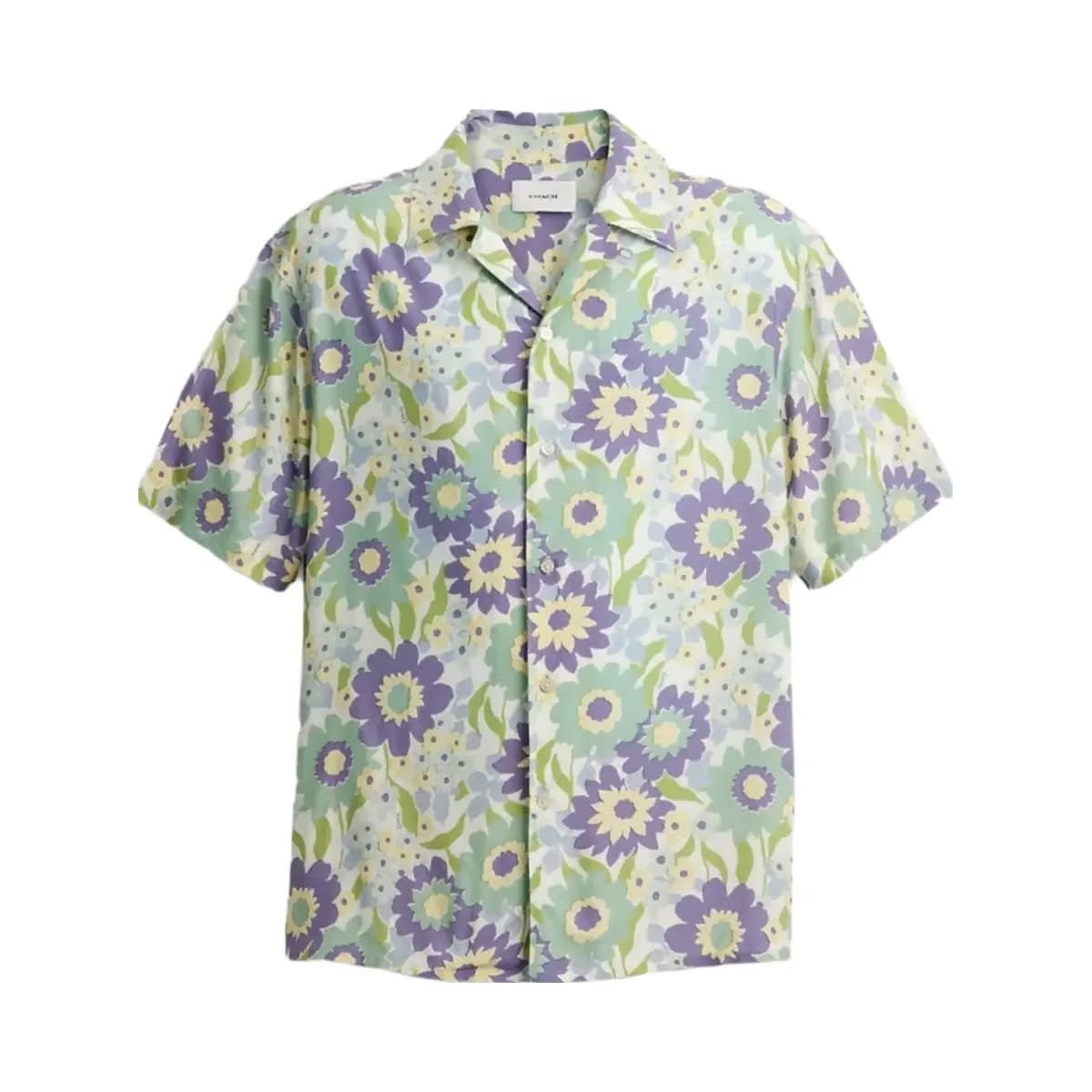 Coach Floral Camp Shirt Purple Floral