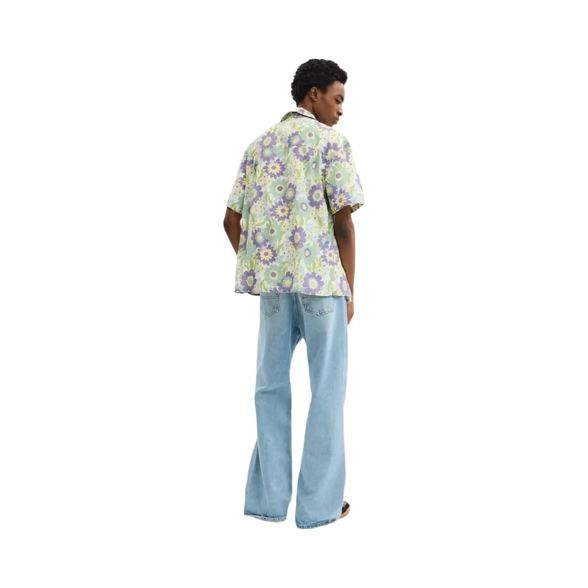 Coach Floral Camp Shirt Purple Floral