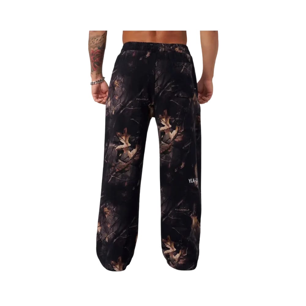 Young LA Tree Camo Collection No Cuff Sweats Black Tree Camo