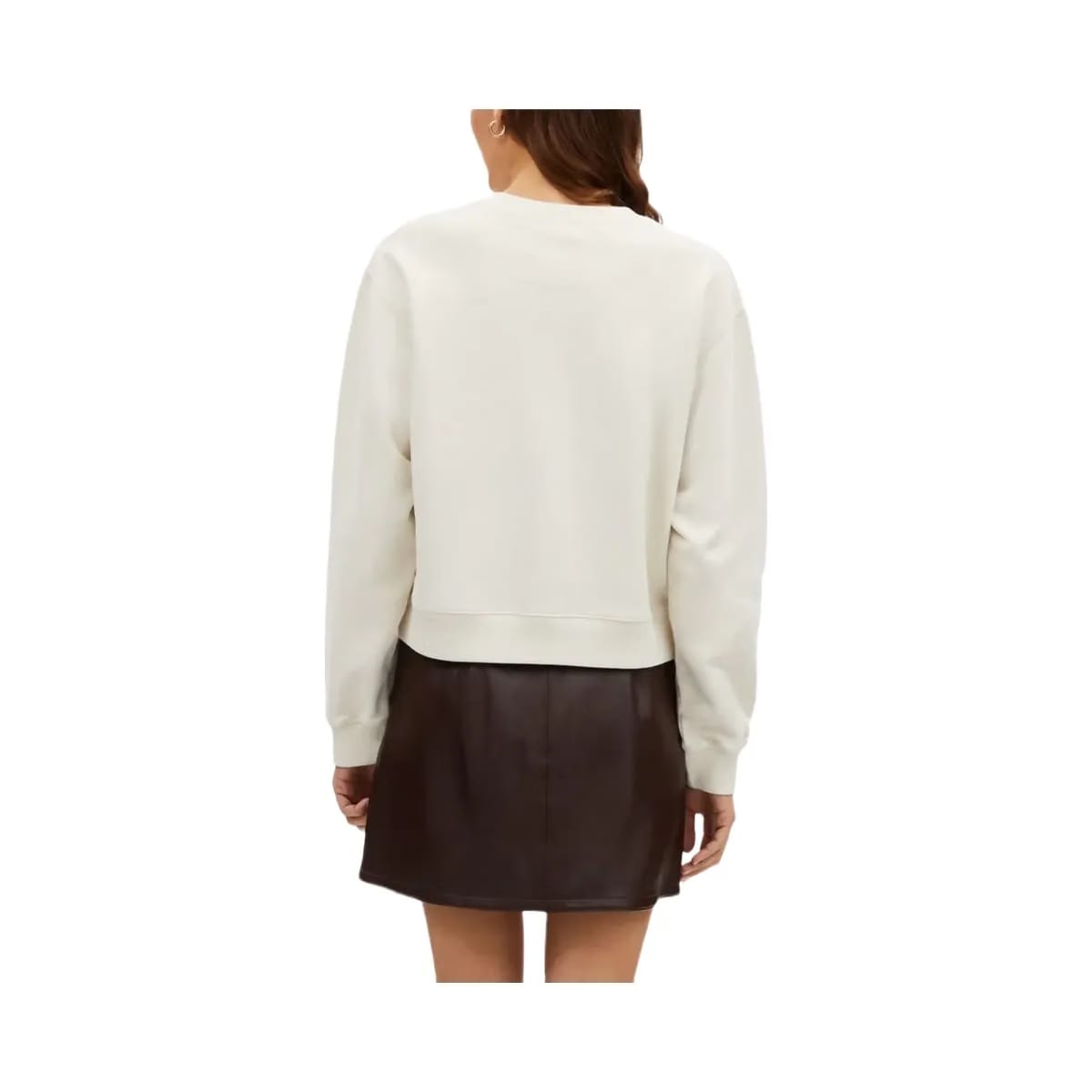 Coach Garment Dye Crewneck Cream