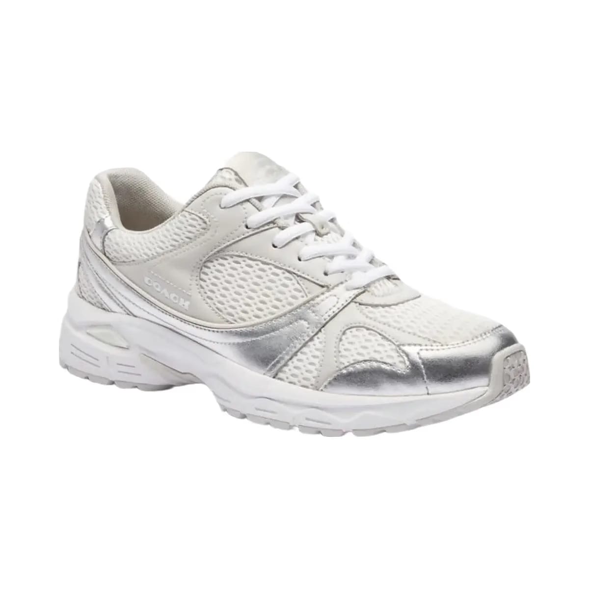 Coach Women's Sport Sneaker Light Grey Optic White