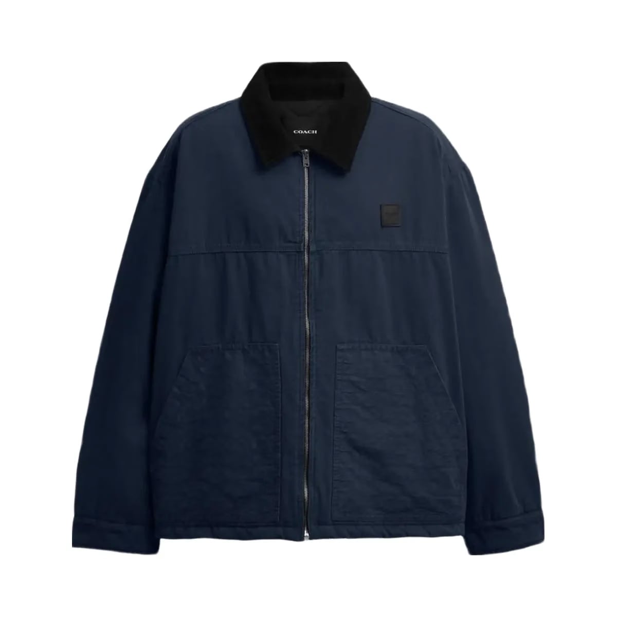 Coach Work Jacket With Quilted Lining Navy