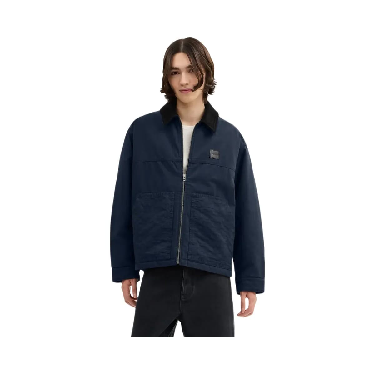 Coach Work Jacket With Quilted Lining Navy