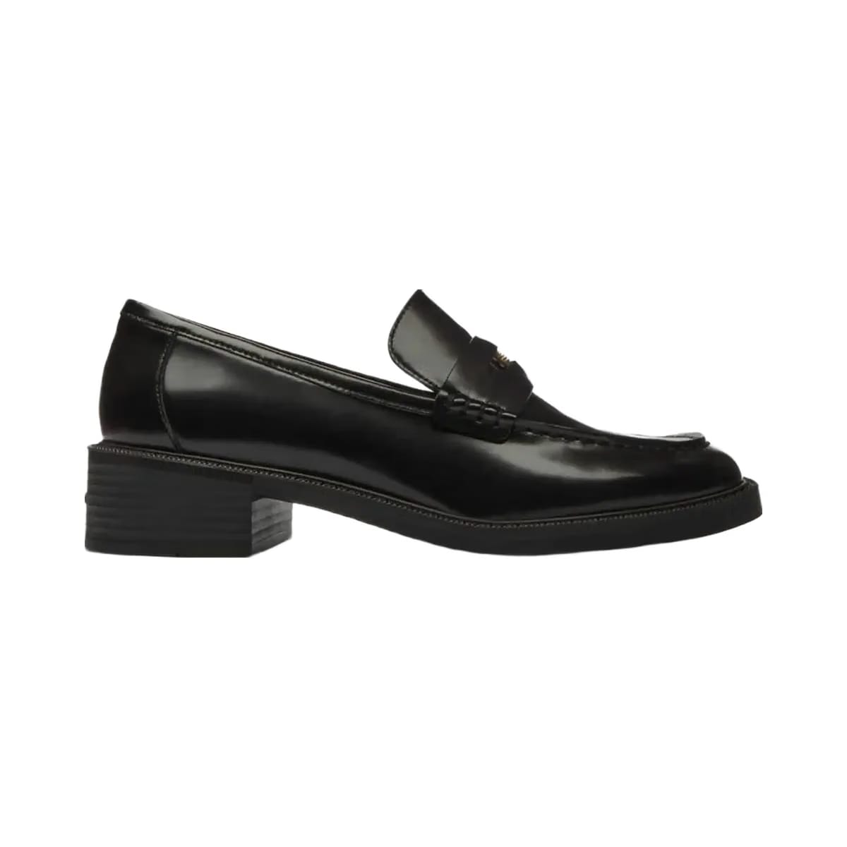 Coach Women's Square Toe Loafer Black