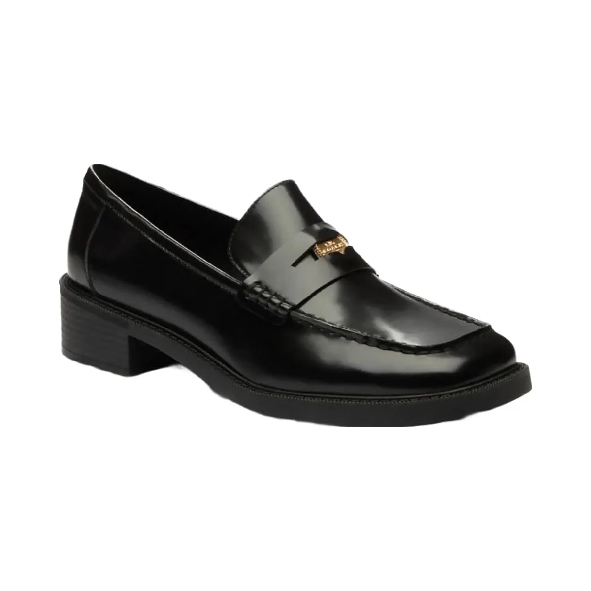 Coach Women's Square Toe Loafer Black