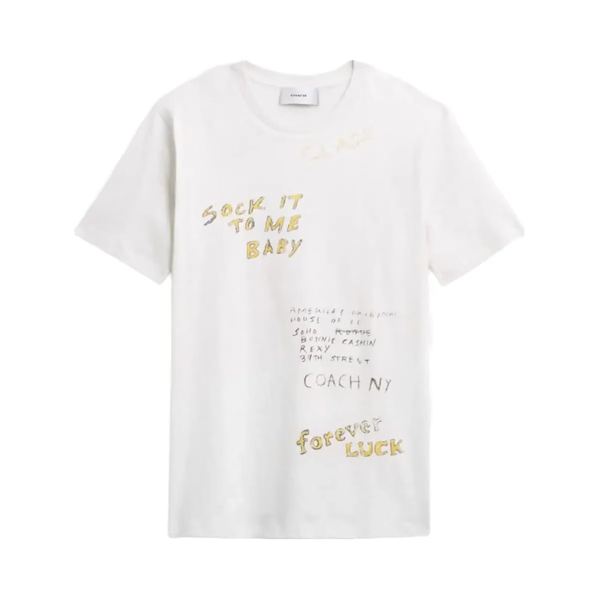 Coach Sketch Print T-Shirt White