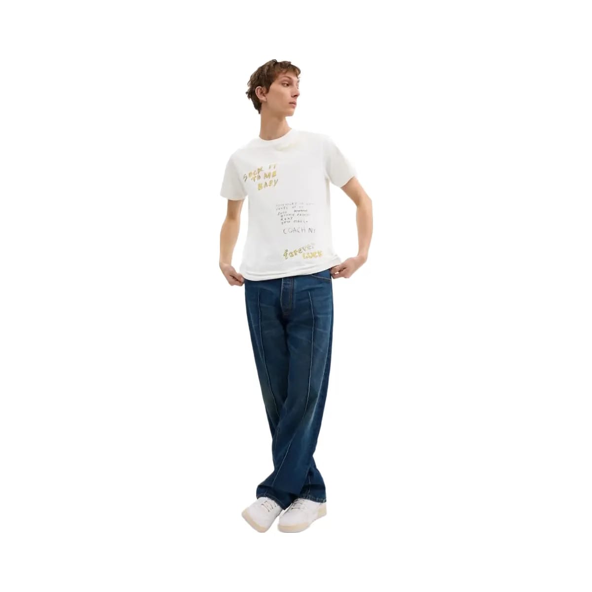 Coach Sketch Print T-Shirt White