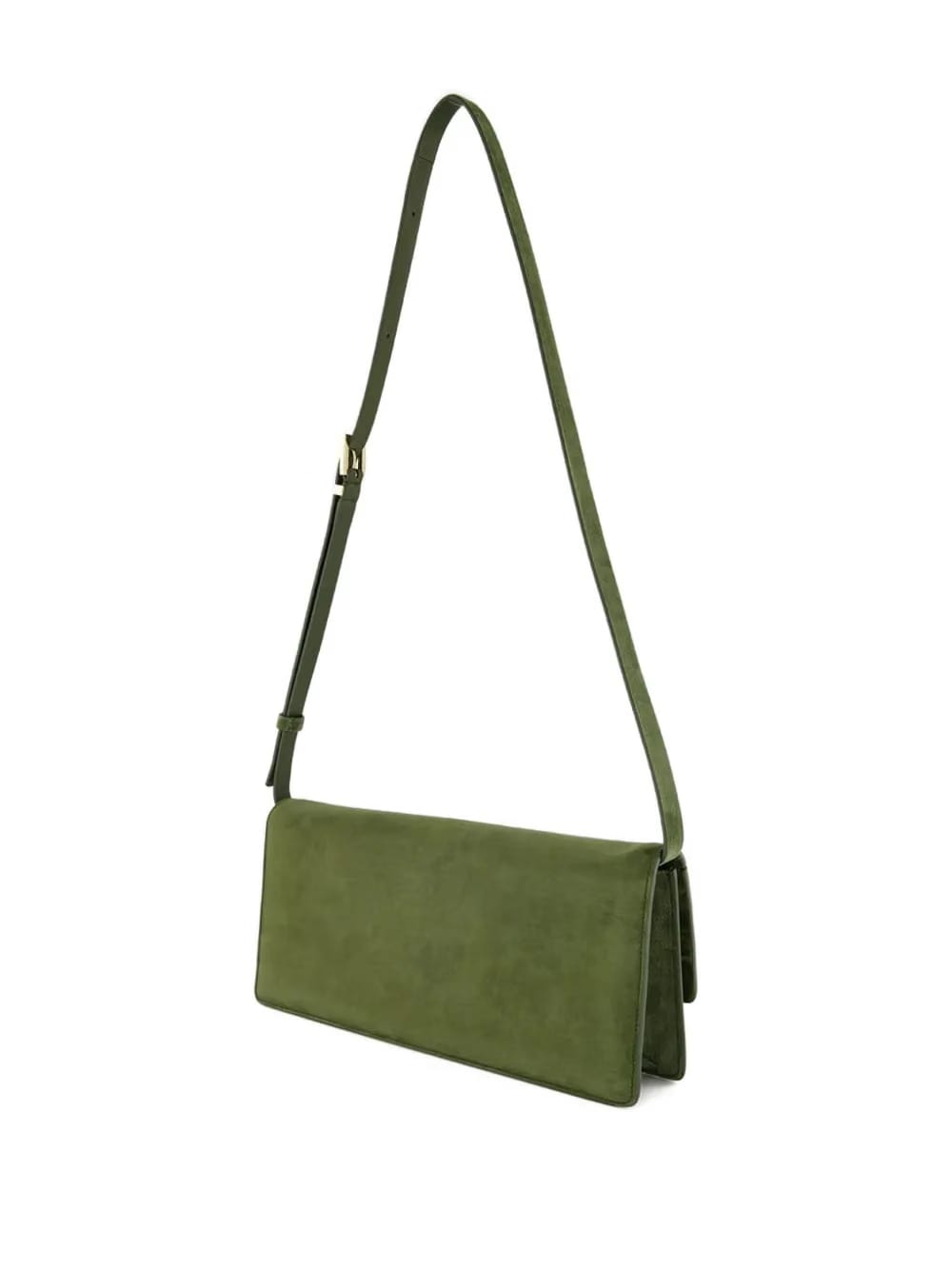 Aube suede clutch bag