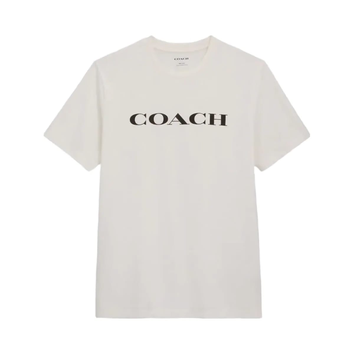 Coach Signature T-Shirt In Organic Cotton White