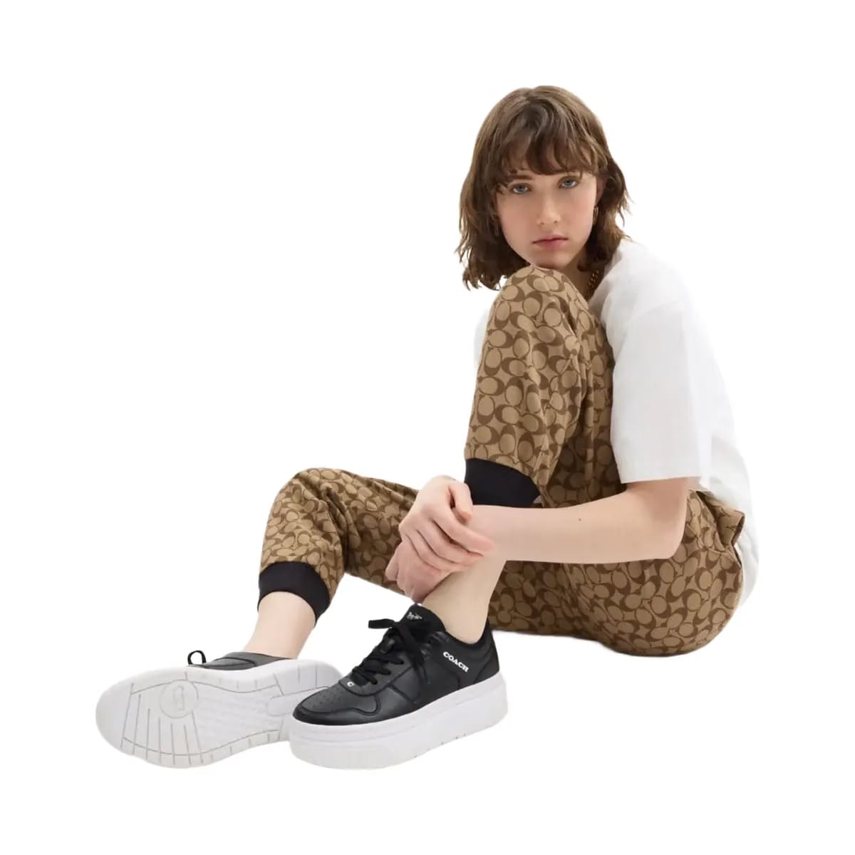 Coach Women's Platform Sneaker Black