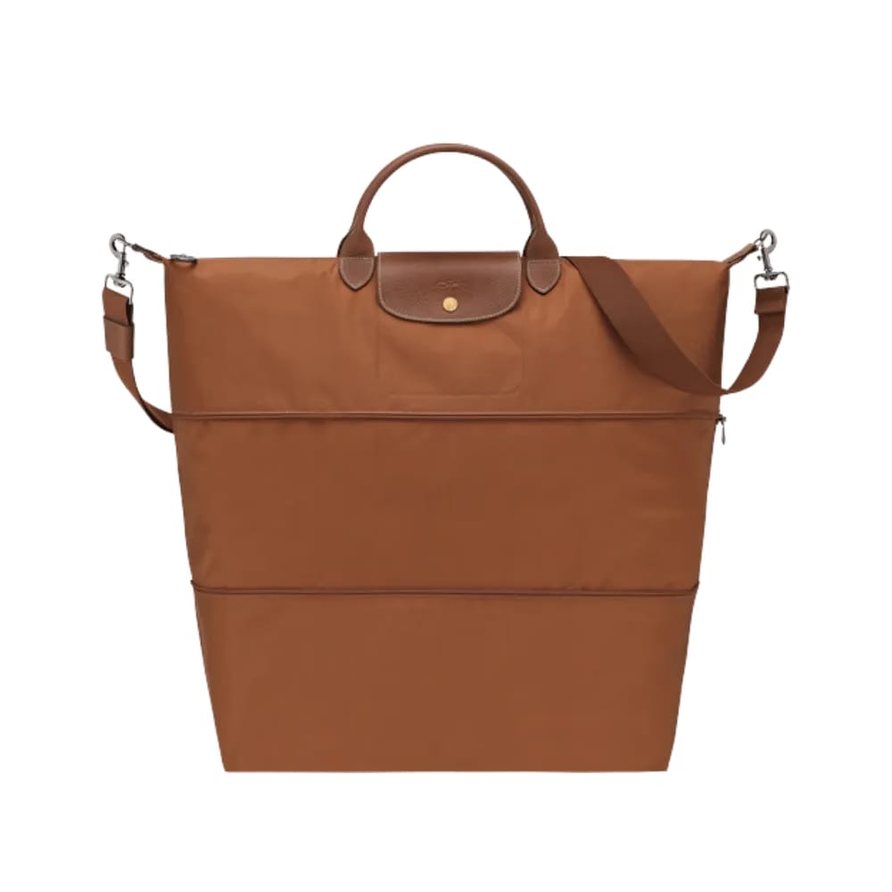 Longchamp Le Pliage Original Travel bag expandable Cognac - Recycled canvas