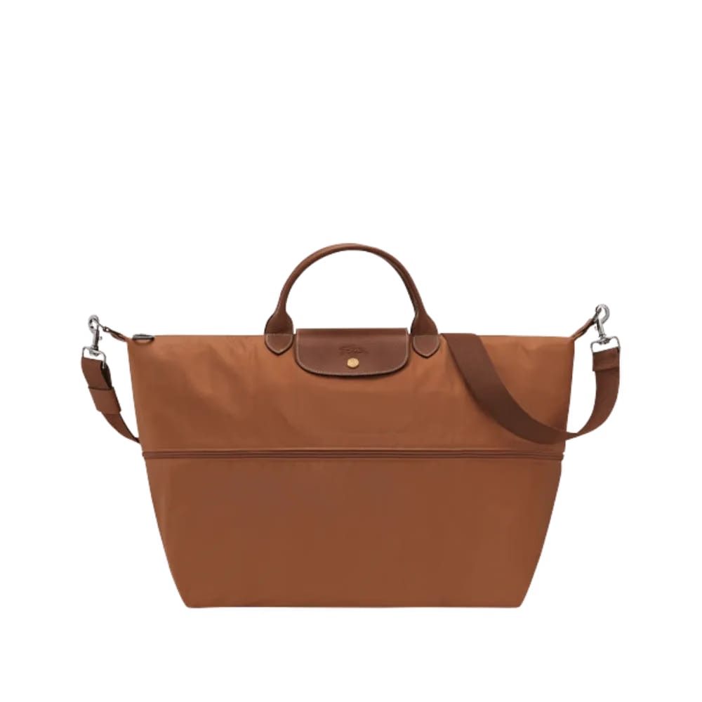 Longchamp Le Pliage Original Travel bag expandable Cognac - Recycled canvas