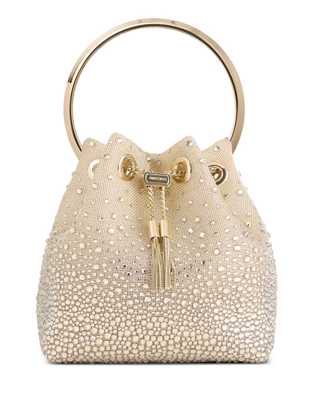 Bon Bon crystal-embellished bucket bag