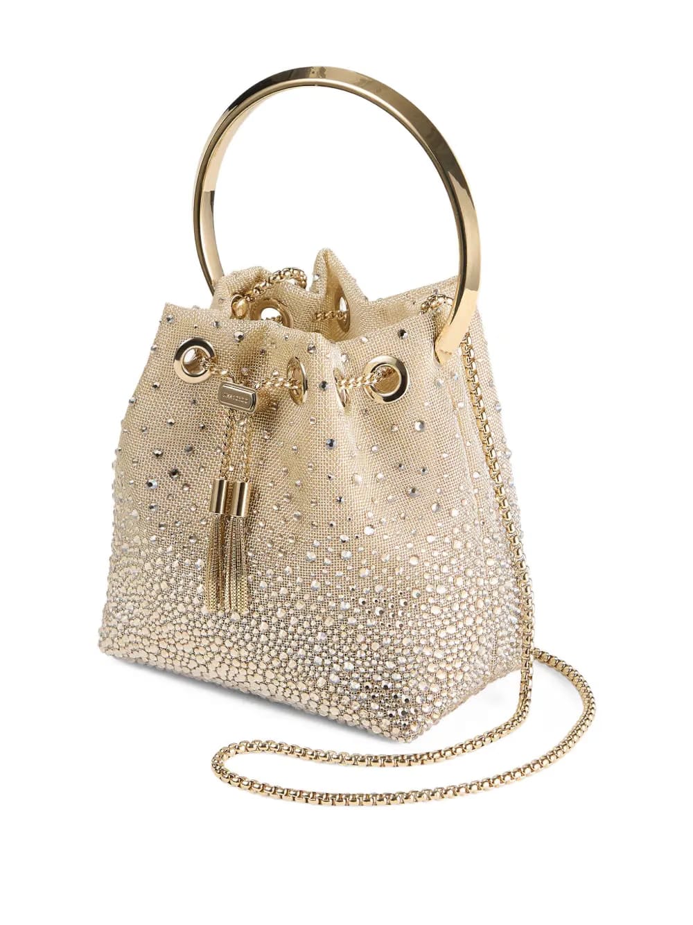 Bon Bon crystal-embellished bucket bag