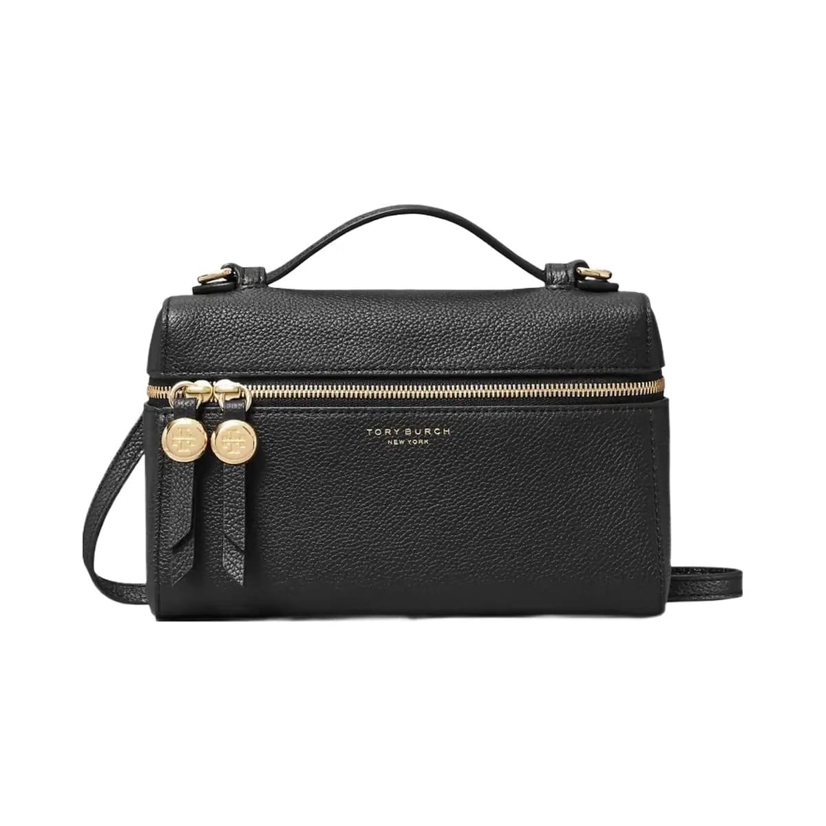 Tory Burch Slim Romy Top Handle Bag Black