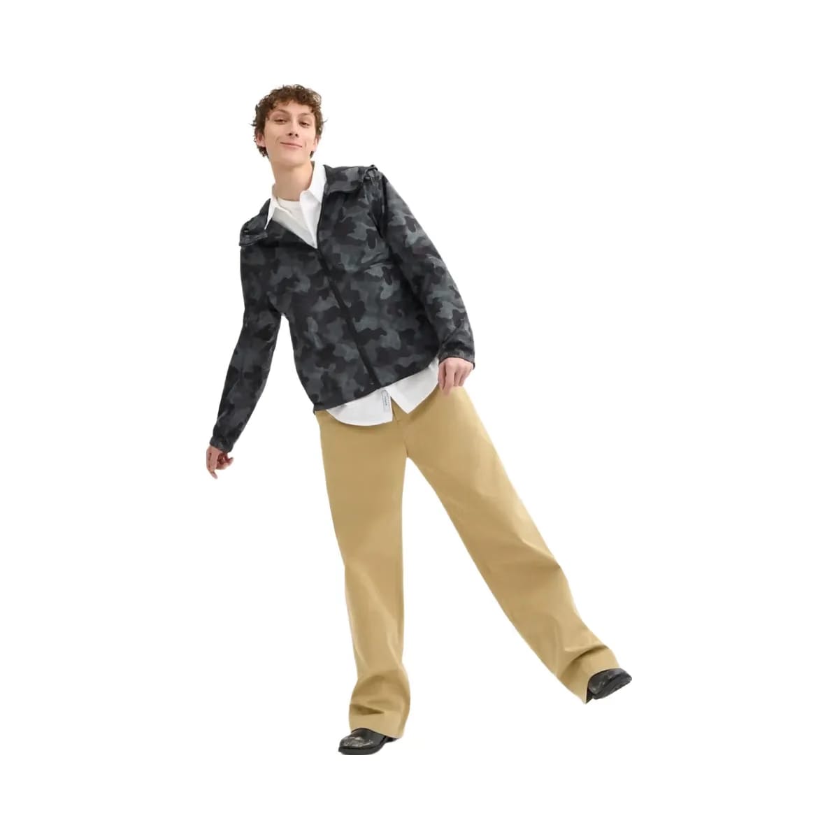 Coach Camo Signature Windbreaker Black Camo