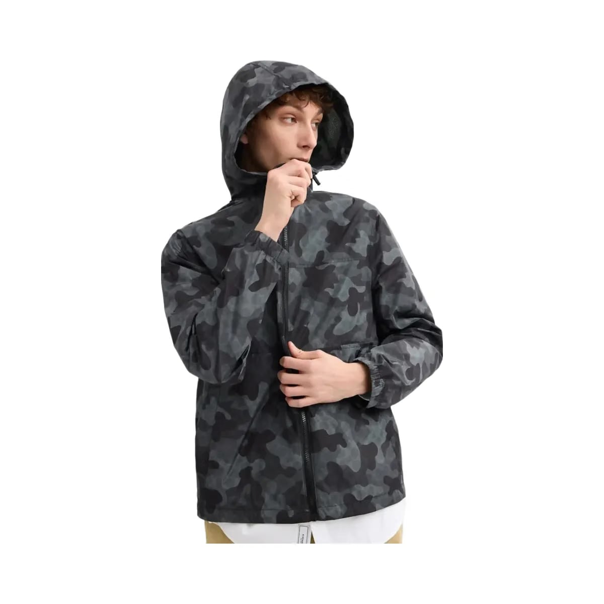 Coach Camo Signature Windbreaker Black Camo