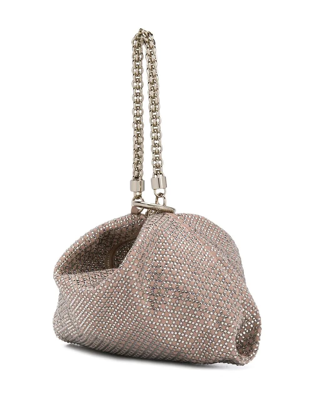 Callie crystal-embellished clutch bag