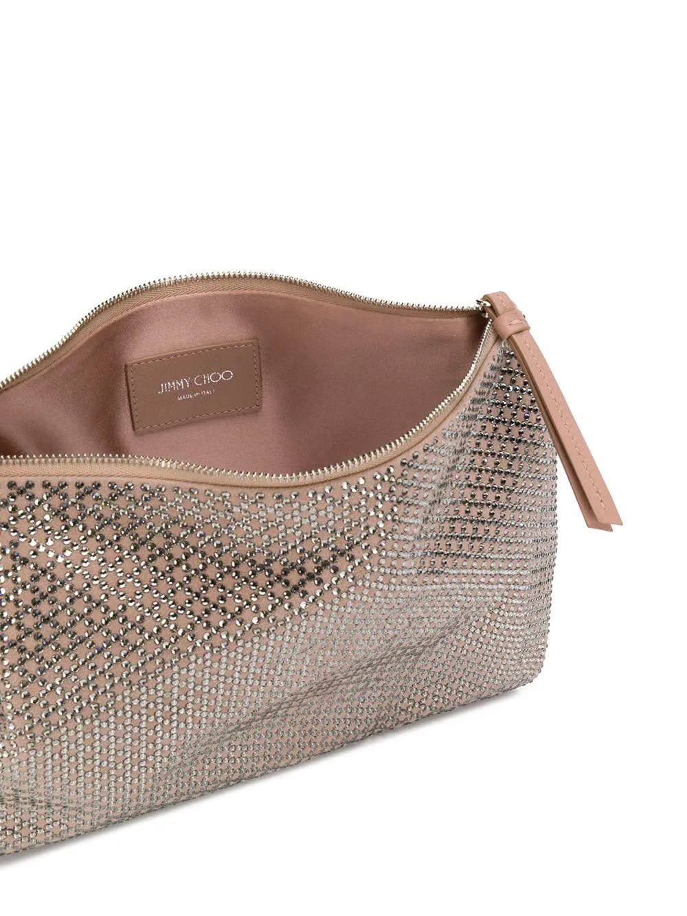 Callie crystal-embellished clutch bag