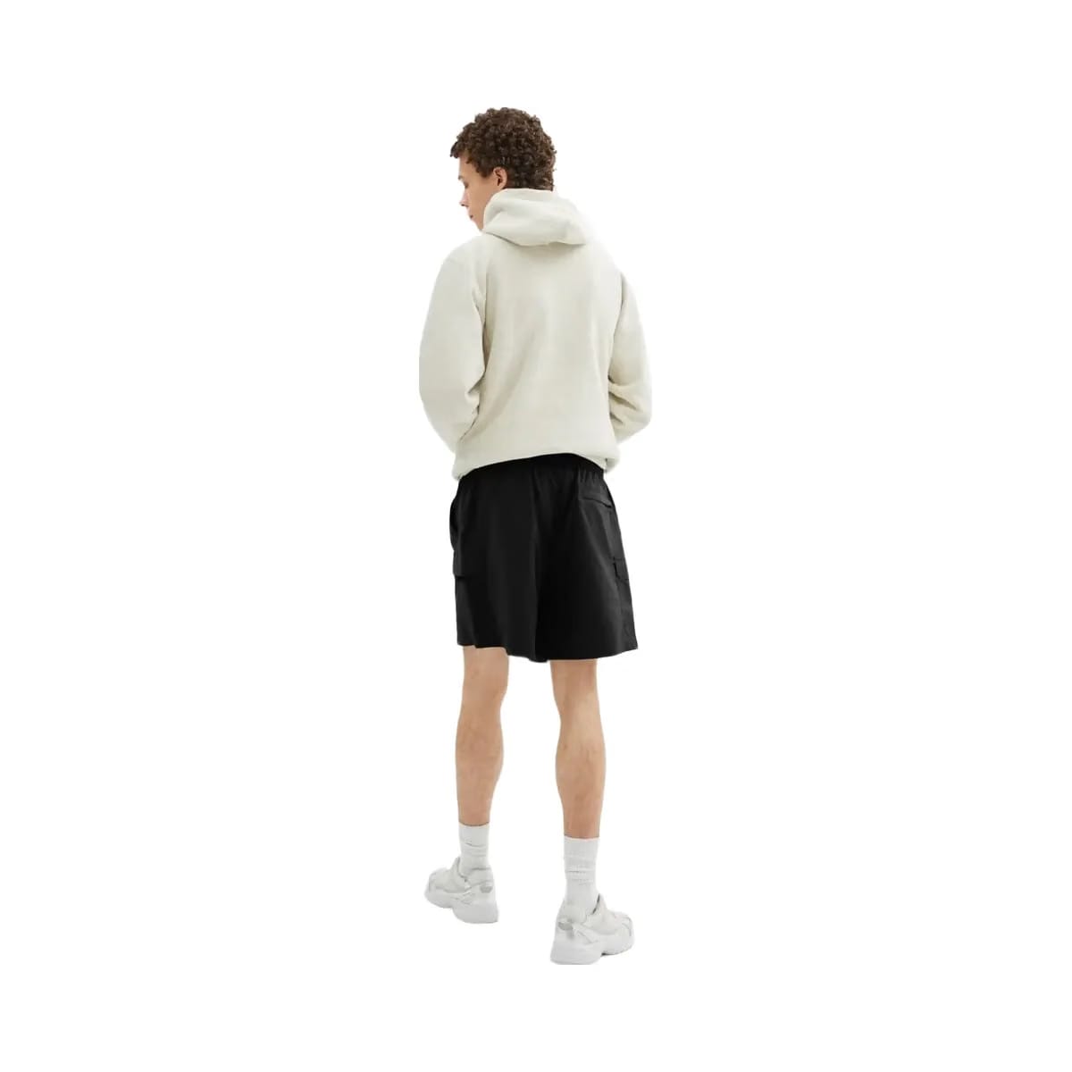 Coach Nylon Utility Short In Recycled Nylon Black