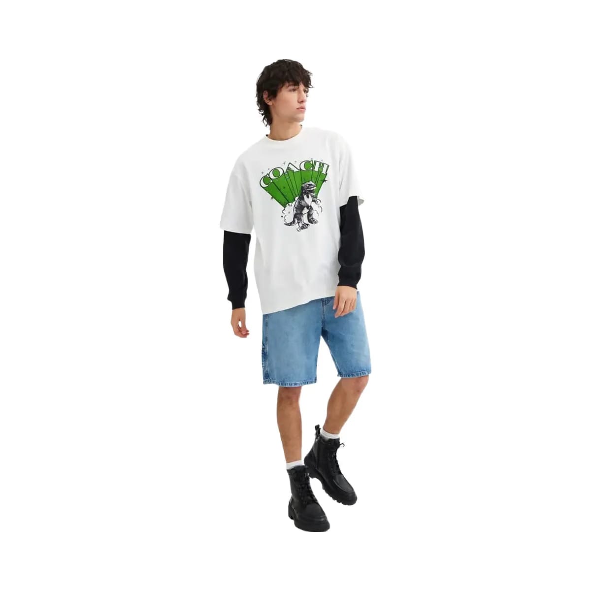 Coach Dinosaur T-Shirt Vintage Ivory