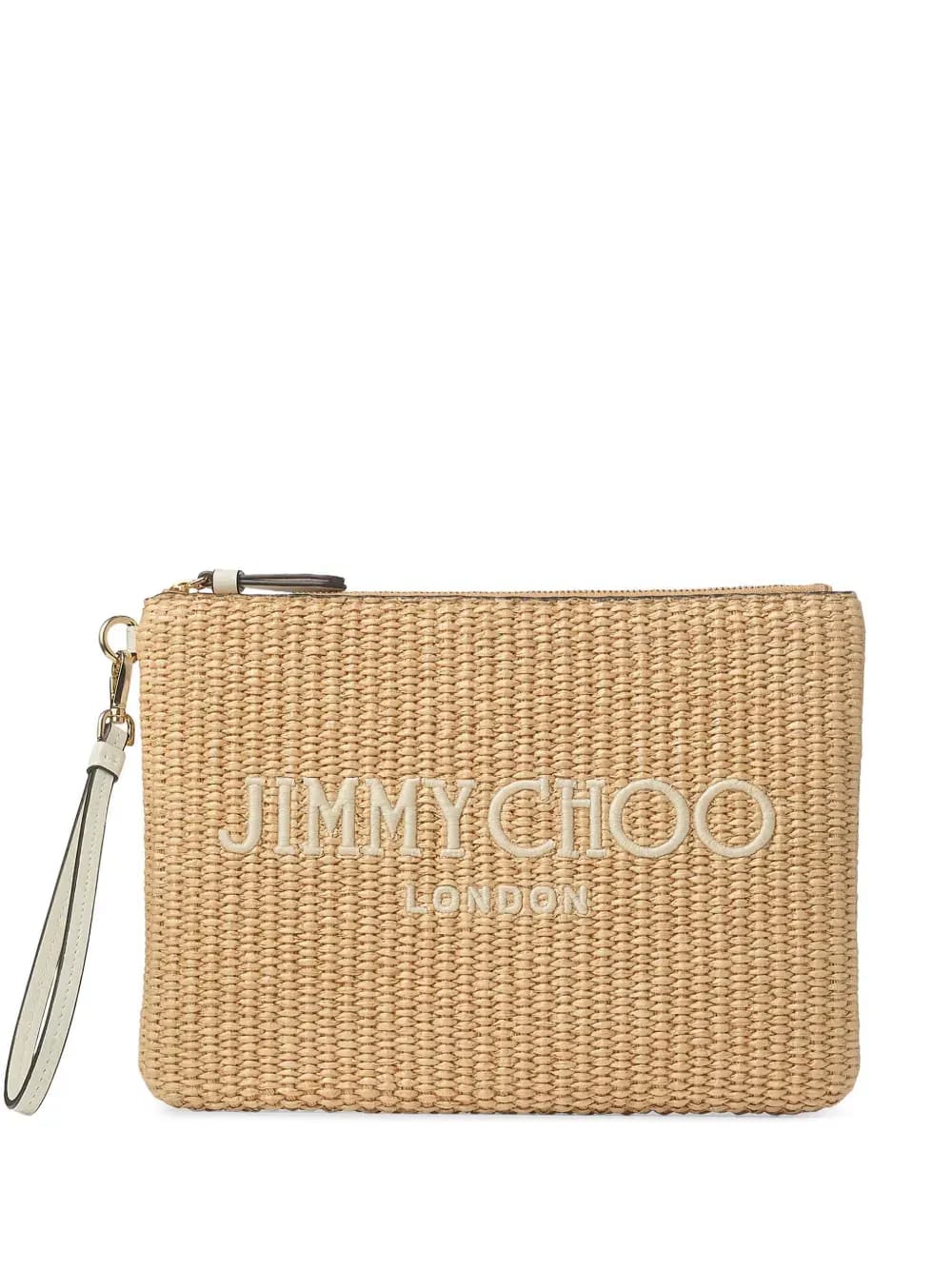 raffia clutch bag