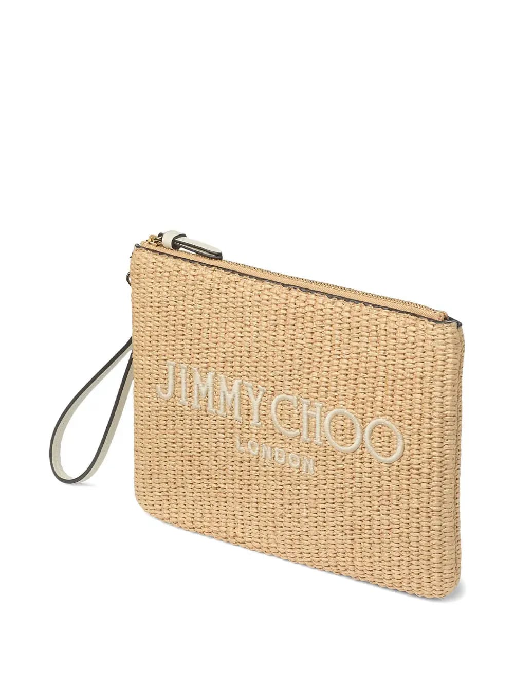 raffia clutch bag