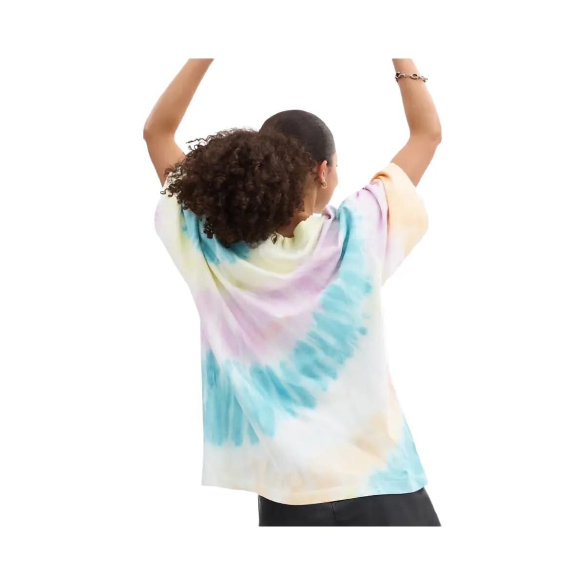 Coach Tie Dye Crewneck T-Shirt In Organic Cotton Tie Dye