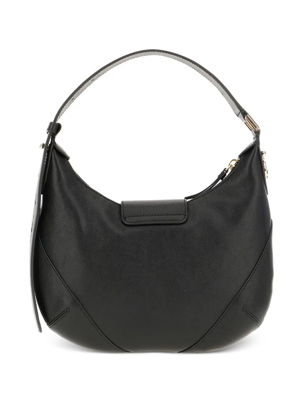 crescent leather shoulder bag