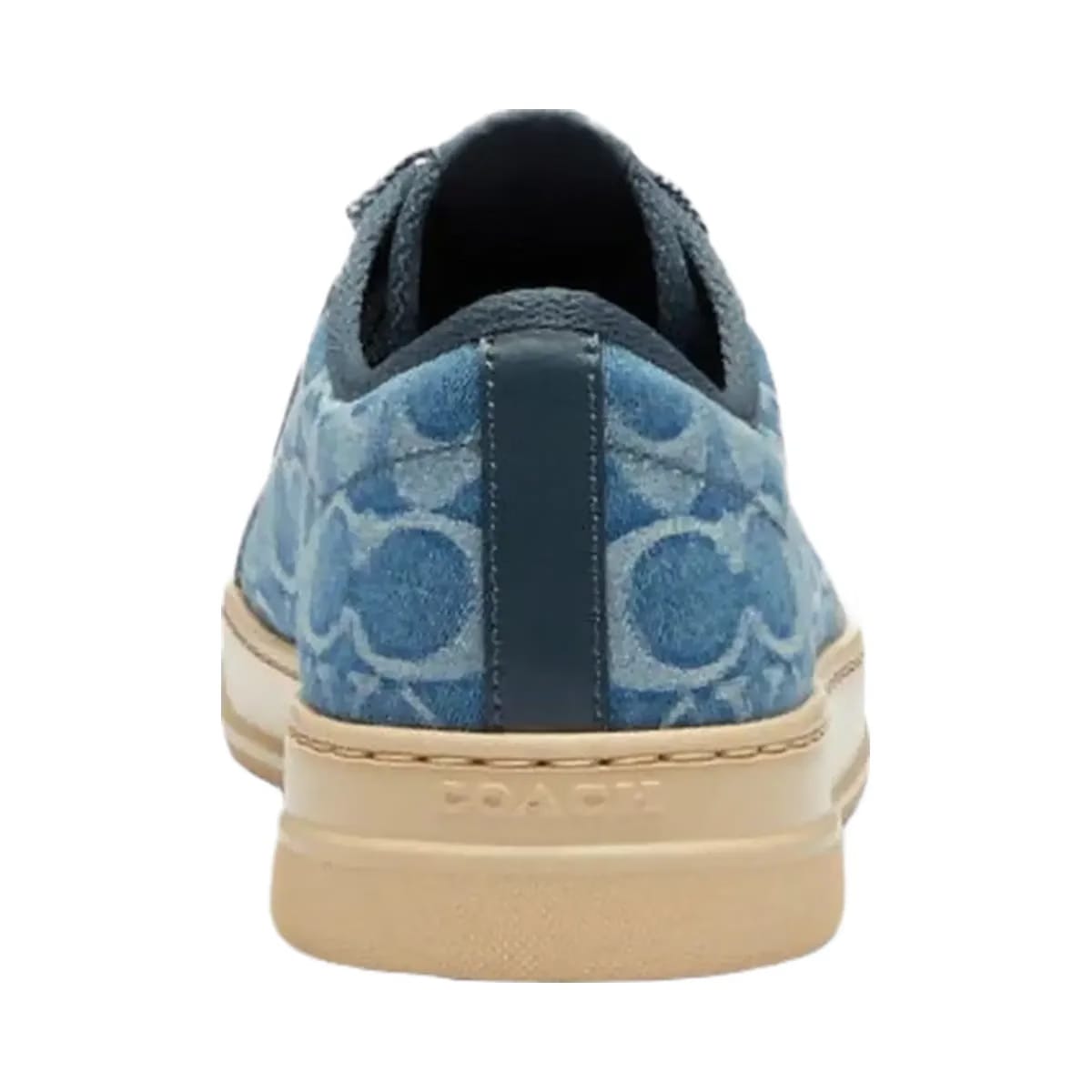 Coach Women's Canvas Sneaker In Signature Denim Light Denim Ivory