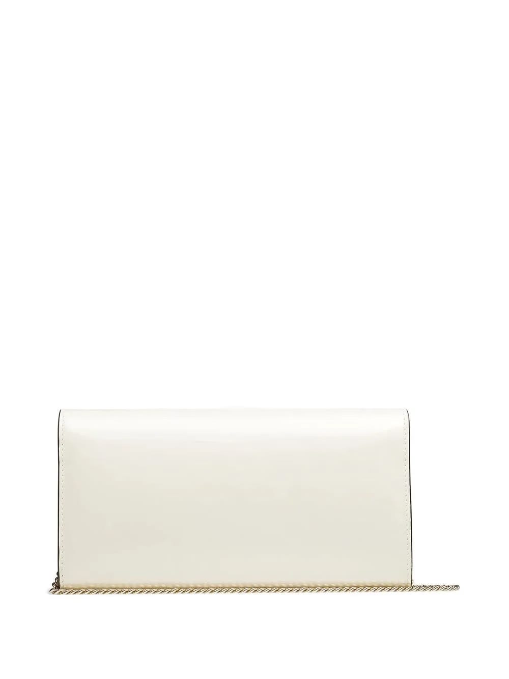 Emmie leather clutch bag