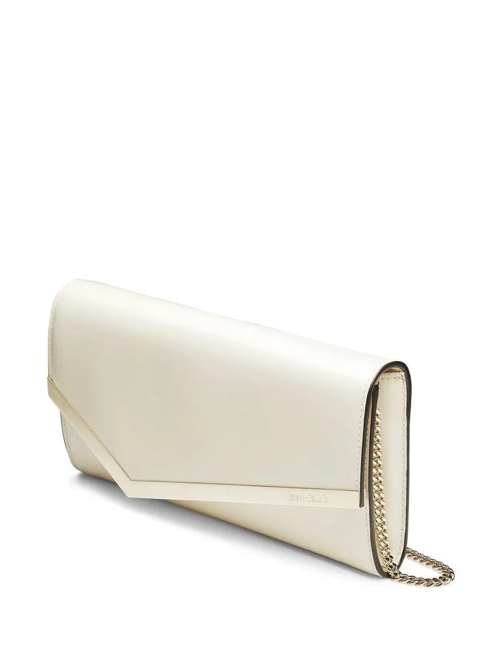 Emmie leather clutch bag